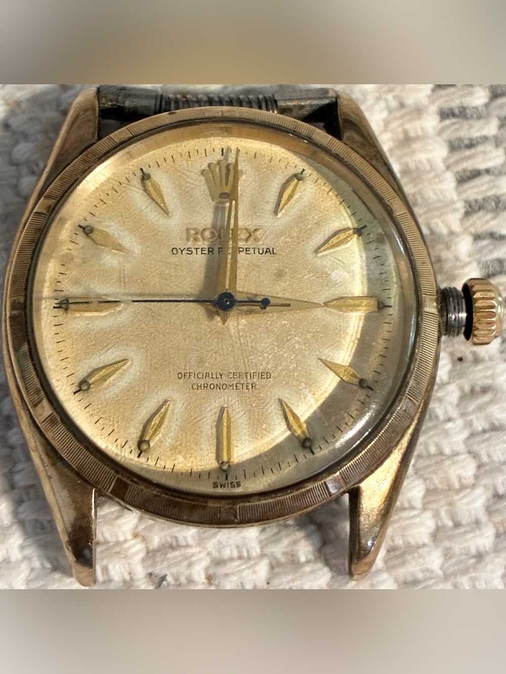Vintage Rolex Model 6565 Head Only